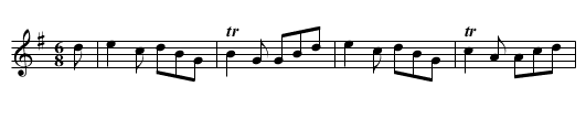 Felton Lonnin' - staff notation