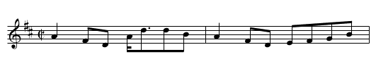 Fermanagh Highland - staff notation