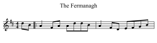 Fermanagh, The  - staff notation