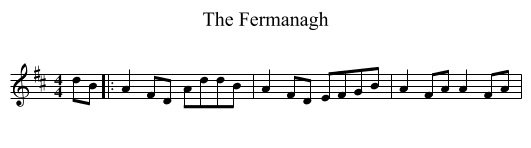 Fermanagh, The  - staff notation