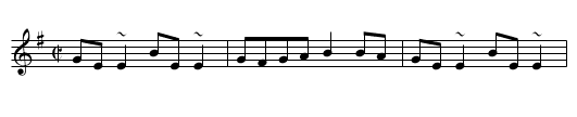 Fermoy Lasses - staff notation