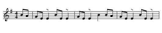 Fermoy Lasses - staff notation