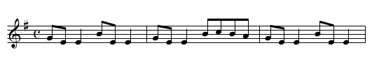 Fermoy Lasses - staff notation