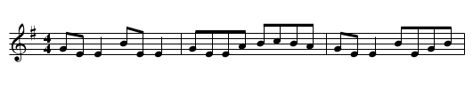 Fermoy Lasses - staff notation