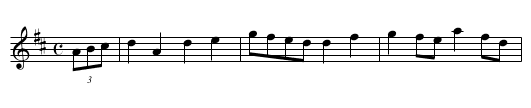 Festus Burke - staff notation