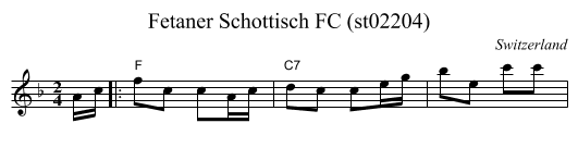 Fetaner Schottisch FC (st02204) - staff notation