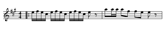 Fetlar Foxtrot - staff notation