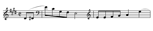 Fever River - staff notation