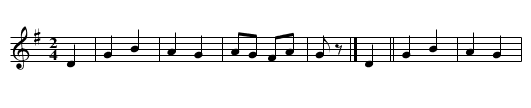 Fezelen - staff notation