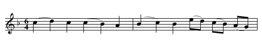 Fickle Fanny. PFD3.150 - staff notation