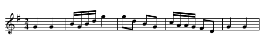 Fiddle Head Reel - staff notation