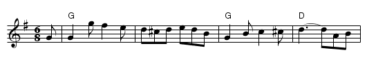 Fiddle Hill Jig - staff notation
