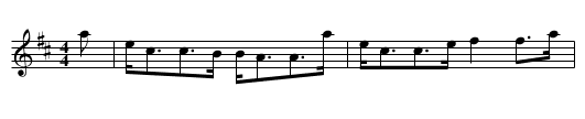 Fiddler, The - staff notation