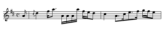 Fiddler's Joy - staff notation