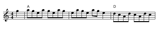 Fiddling Around - staff notation