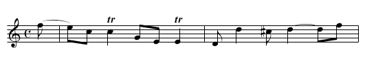 Fife Hunt, The  - staff notation