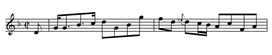 Fife Ness - staff notation