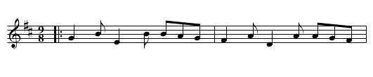 Fig for a Kiss, A  - staff notation