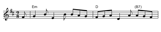 Fig for a kiss - staff notation