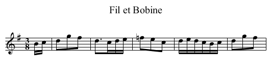 Fil et Bobine - staff notation