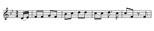 Filibustering - staff notation