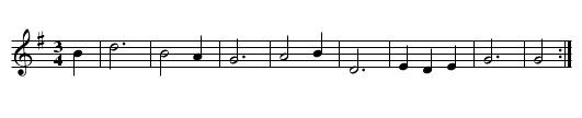 Fill o-ro (Lewis version) - staff notation