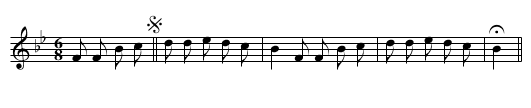 fille à marier, La  - staff notation