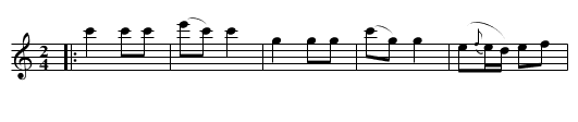 FIN CH' HAN DAL VINO - staff notation