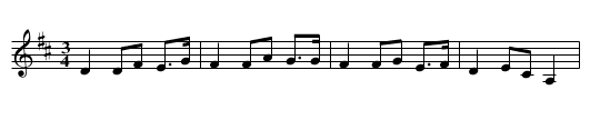 Fin Visan - staff notation