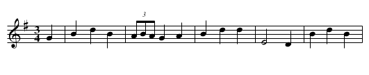 Fine Sally - staff notation