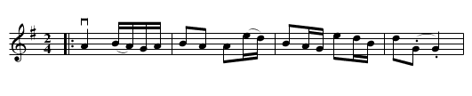 FINGAL'S CAVE - staff notation