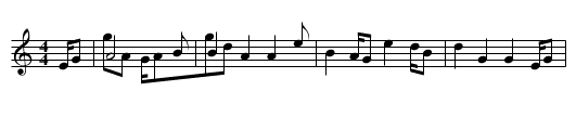 Fingal's Cave - staff notation