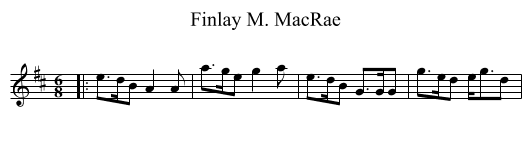 Finlay M. MacRae - staff notation