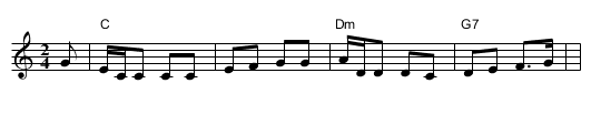 Finnegan's Wake - staff notation