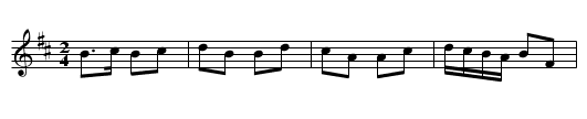 Finnish Polka - staff notation