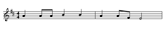Fire Down Below - staff notation
