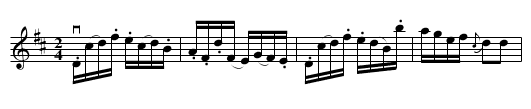 Fire-Fly -- Reel - staff notation
