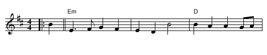 Fireside Reel - staff notation
