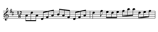 First Cousin of The Gallant Tipperary Boys (slide)  - staff notation