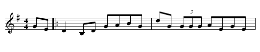 First month of Summer, The - staff notation