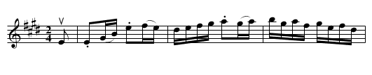 First Night in Leadville -- Reel - staff notation