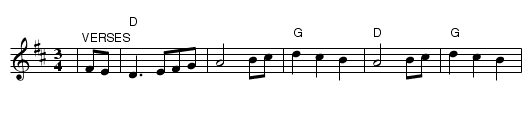 First Noel - staff notation