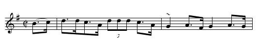 First of June   (hornpipe)  1600, The  - staff notation