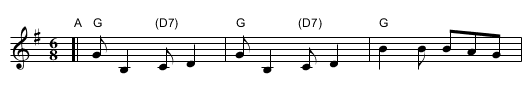 First of May - staff notation