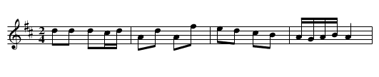 First of September - staff notation