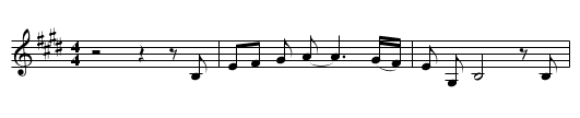 First Time Ever, The  - staff notation