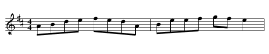 Firth o' Forth - staff notation