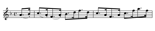 Fisherman's Frolic - staff notation