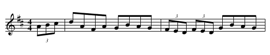 Fisherman's Lilt - staff notation