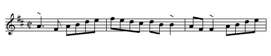 Fisherman's Lilt - staff notation